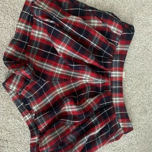 Plaid shorts